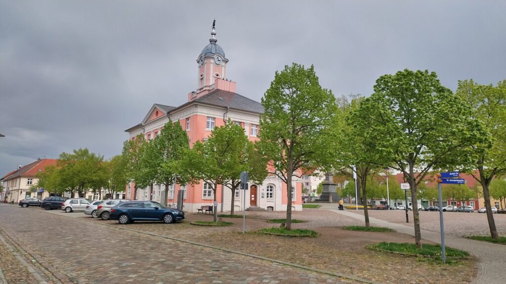 Templin Marktplatz Historisches Rathaus